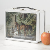 Paarden in de Porch (door Albrecht Adam) (In situ)