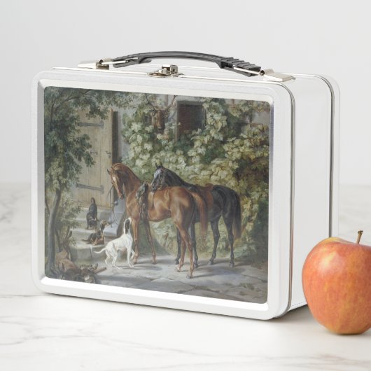 Paarden in de Porch (door Albrecht Adam) (In situ)