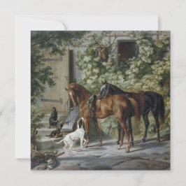Paarden in de Porch (door Albrecht Adam) Kaart
