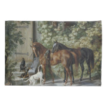 Paarden in de Porch (door Albrecht Adam)