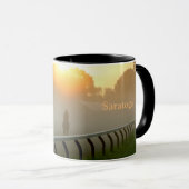 Paarden in de Saratoga Cup Mok (Voorkant rechts)