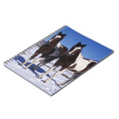 Paarden in de sneeuw notitieboek (Linkerzijde)