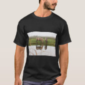 Paarden in de spiegel t-shirt (Voorkant)