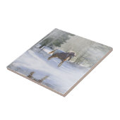  paarden in de Sun Art Tegel Tegeltje (Zijkant)