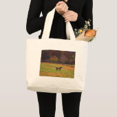 Paarden in de verte grote tote bag (Voorkant (product))