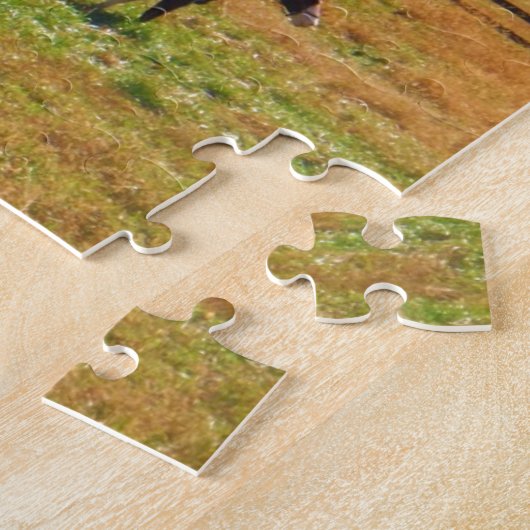 Paarden in de verte legpuzzel (Zijkant)