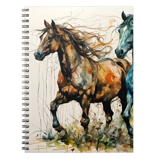 Paarden in de Weide Notitieboek (Voorkant)
