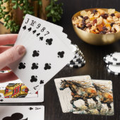 Paarden in de Weide Pokerkaarten (Insitu)