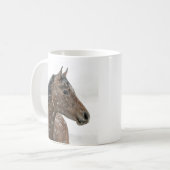 Paarden in de winter koffiemok (Voorkant links)