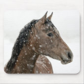 Paarden in de winter muismat (Voorkant)