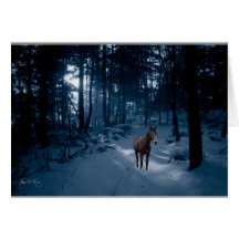 Paarden in een blauw hout: Kaart