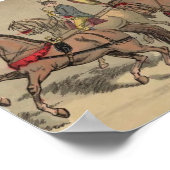  paarden in een Circus 2 Poster (Hoek)