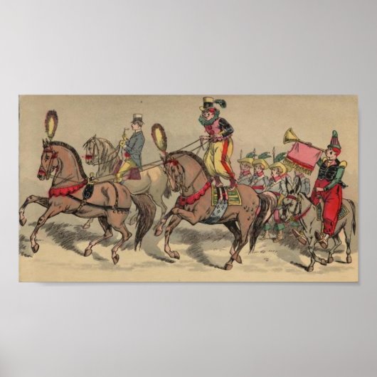  paarden in een Circus 2 Poster (Voorkant)