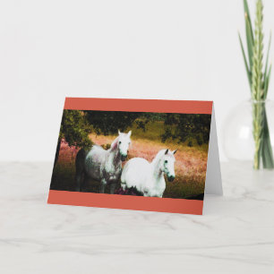 Paarden in een Dreamy Fantasy Kaart