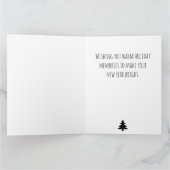 Paarden in een kerstPet Kaart (Binnen)