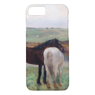 Paarden in een weide, Edgar Degas iPhone 8/7 Hoesje