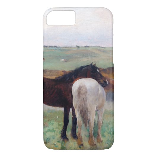 Paarden in een weide, Edgar Degas Case-Mate iPhone Case (Achterkant)