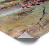 Paarden in een weide, Edgar Degas Poster (Hoek)