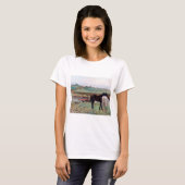 Paarden in een weide, Edgar Degas T-shirt (Voorkant volledig)