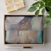 Paarden in een weide, Edgar Degas Tissuepapier (Geschenk)