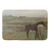 Paarden in een weide, olieverfschilderij, Edgar De Badmat (Voorkant)