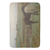 Paarden in een weide, olieverfschilderij, Edgar De Badmat (Voorkant Verticaal)