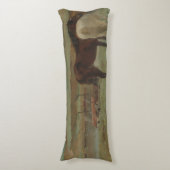 Paarden in een weide, olieverfschilderij, Edgar De Lichaamskussen (Voorkant Verticaal)