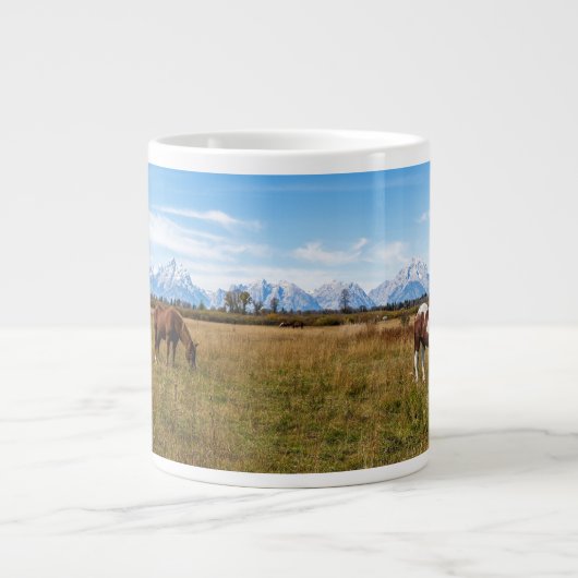 Paarden in Grand Teton National Park Grote Koffiekop (Voorkant)