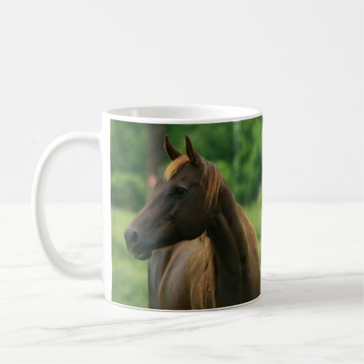 Paarden in Groene Pasture Specialized Mug Koffiemok (Links)