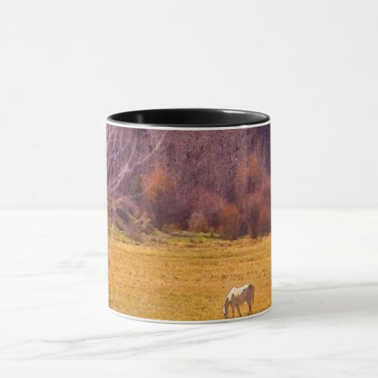 Paarden in Herfst I Mok (Midden)