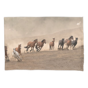 Paarden in Herfst II Kussensloop