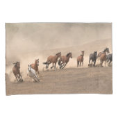 Paarden in Herfst II Kussensloop (Voorkant-Rechts)