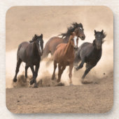 Paarden in Herfst II Onderzetter (Voorkant)