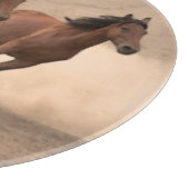 Paarden in Herfst II Snijplank (Hoek)