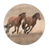 Paarden in Herfst II Snijplank (Voorkant)