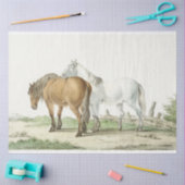  paarden in het graafland tissuepapier (Craft)