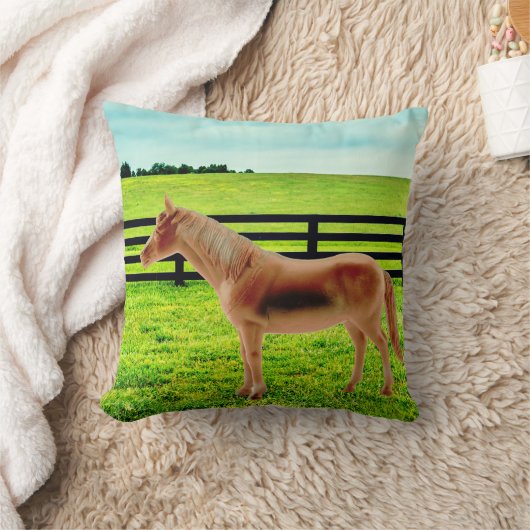 Paarden in het grasland kussen (Deken)