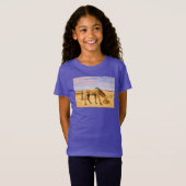 Paarden in het grasland t-shirt (Voorkant volledig)