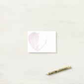 Paarden in het hart - Roze Post-it® Notes (Op bureau)