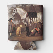 Paarden in het landschap Aelbert Cuyp Blikjeskoeler (Achterkant)