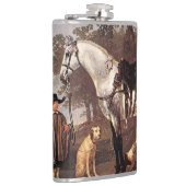 Paarden in het landschap Aelbert Cuyp Heupfles (Rechts)