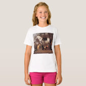 Paarden in het landschap Aelbert Cuyp T-shirt (Voorkant volledig)