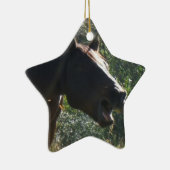 Paarden in het najaar keramisch ornament (Rechts)