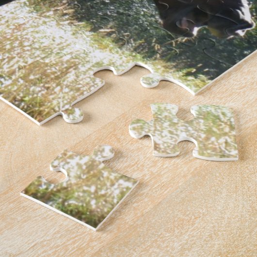 Paarden in het najaar legpuzzel (Zijkant)