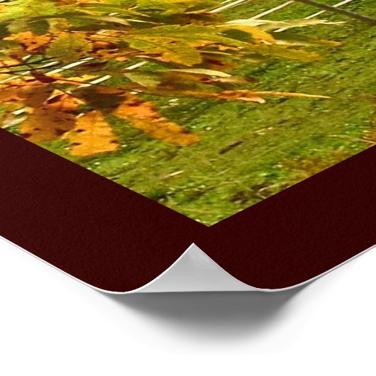 Paarden in het najaar poster (Hoek)