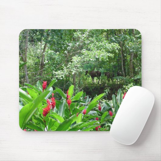 Paarden in het Paradijs Muismat (Met muis)