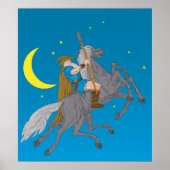 Paarden in het Poster van de hemel (Voorkant)