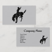 Paarden in het Rodeo-Visitekaartje Visitekaartje (Voorkant / Achterkant)