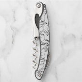 Paarden in het silhouet kurkentrekker (Voorkant)