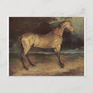 Paarden in het storm van Theodore Gericault Briefkaart